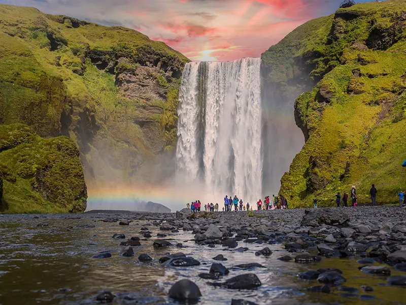 スコゥガフォス（Skógafoss）