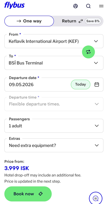 flybusのチケット購入の手順1