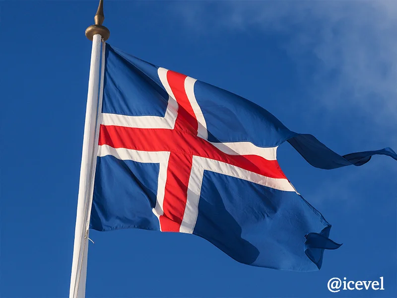 アイスランドの国旗